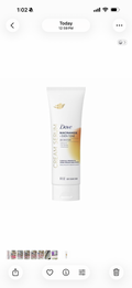 Dove Beauty Niacinamide and Even Tone Body Lotion With Retinol- 8 fl oz: