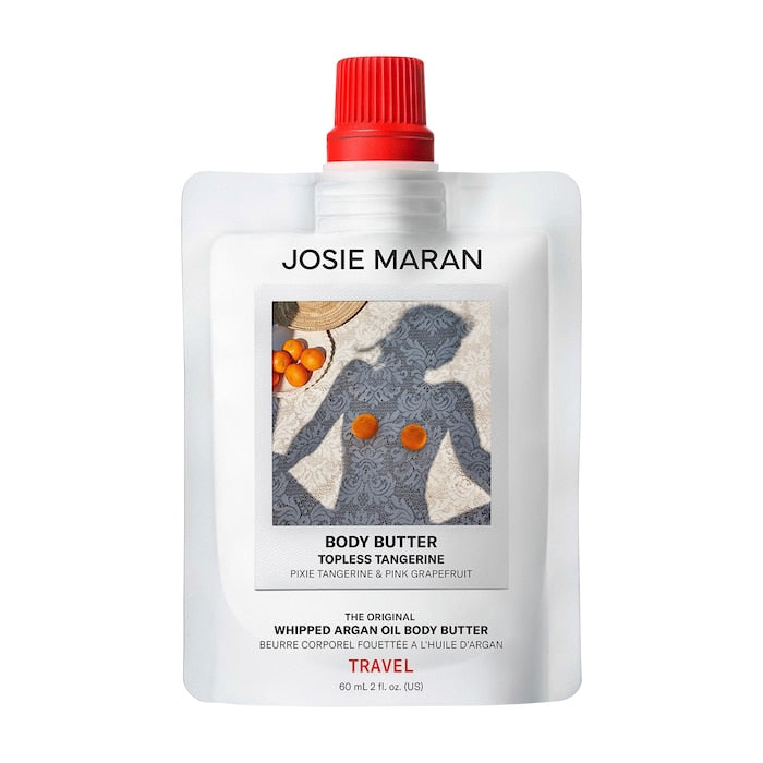 Josie Maran Topless Tangerine - Whipped Argan Oil Refillable Firming Body Butter