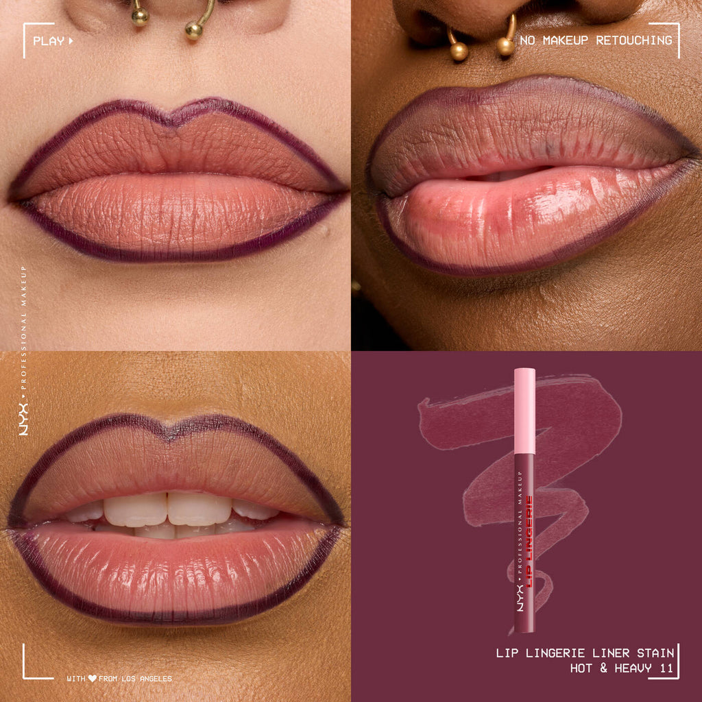 NYX Lingerie Lip Liner Stain - Hot n Heavy