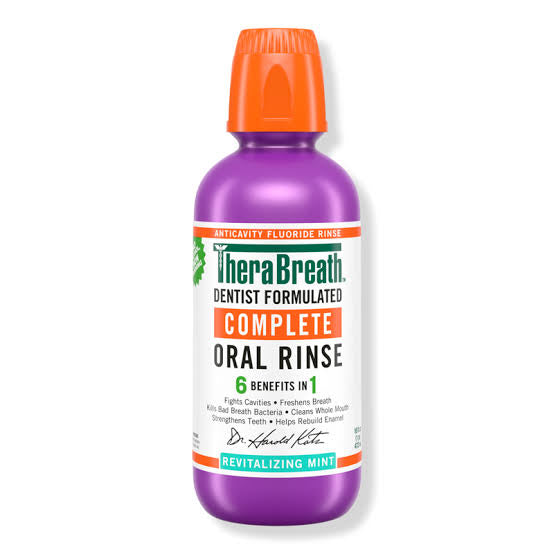 TheraBreath Complete Mouthwash - Revitalizing Mint - 16 fl oz