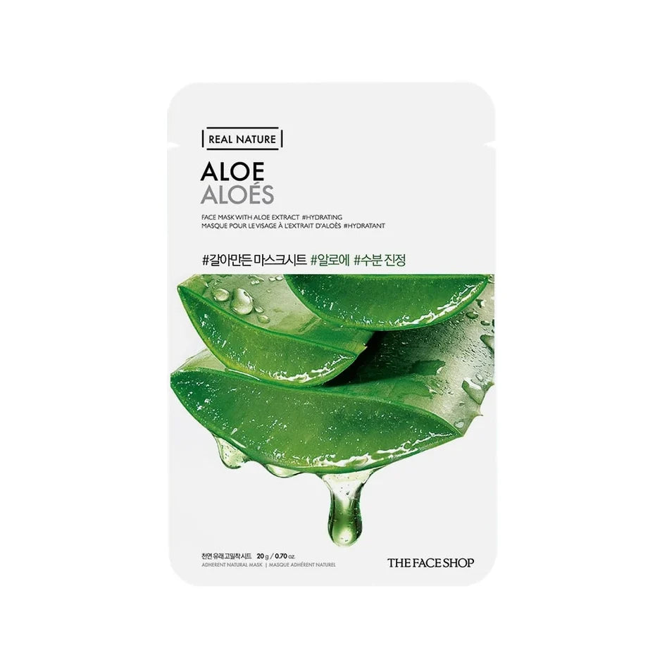 Face Shop Real Nature Aloe Face Sheet Mask 20g