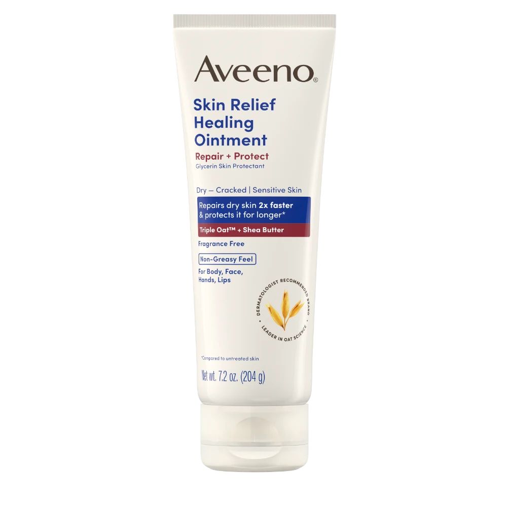 Aveeno Skin Relief Healing Ointment for Dry and Cracked Skin - Glycerin - Non-Greasy