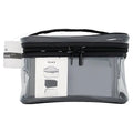 Black Clear 3 in 1 Cosmetic Bag Set