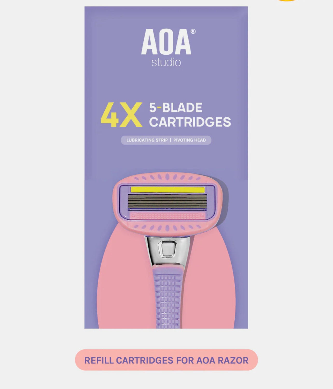 AOA Women’s 5-Blade Razor Refills (no handle included) image 1