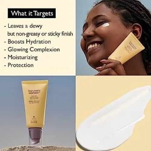 Haru Haru Black Rice Moisture Airyfit Daily Sunscreen SPF 50+ PA++++ 50ml image 1