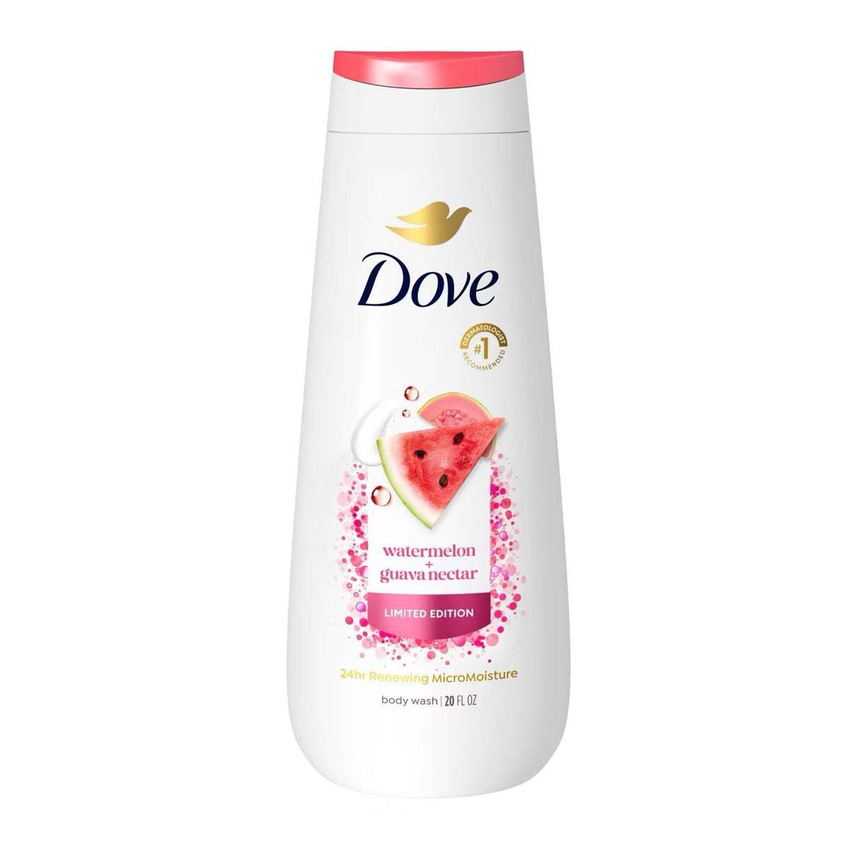 Dove Beauty Body Wash - Watermelon + Guava - Limited Edition - 20 fl oz image 0