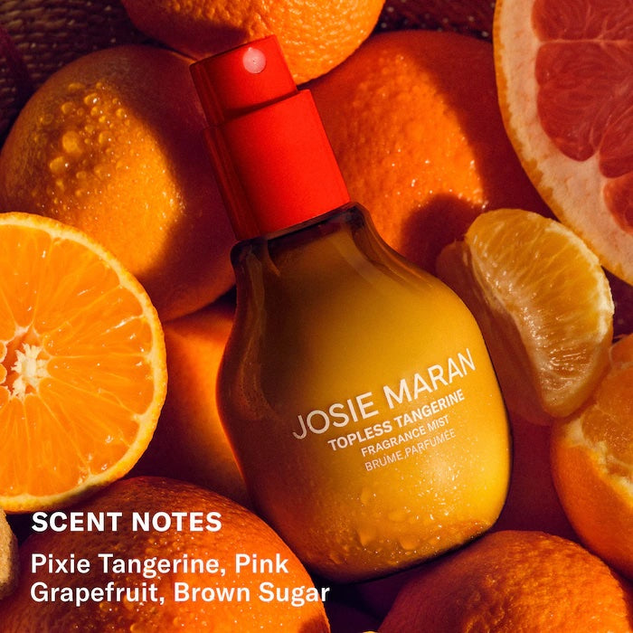 Josie Maran Topless Tangerine  - Body + Hair Fragrance Mist with 100% Natural Scents image 1