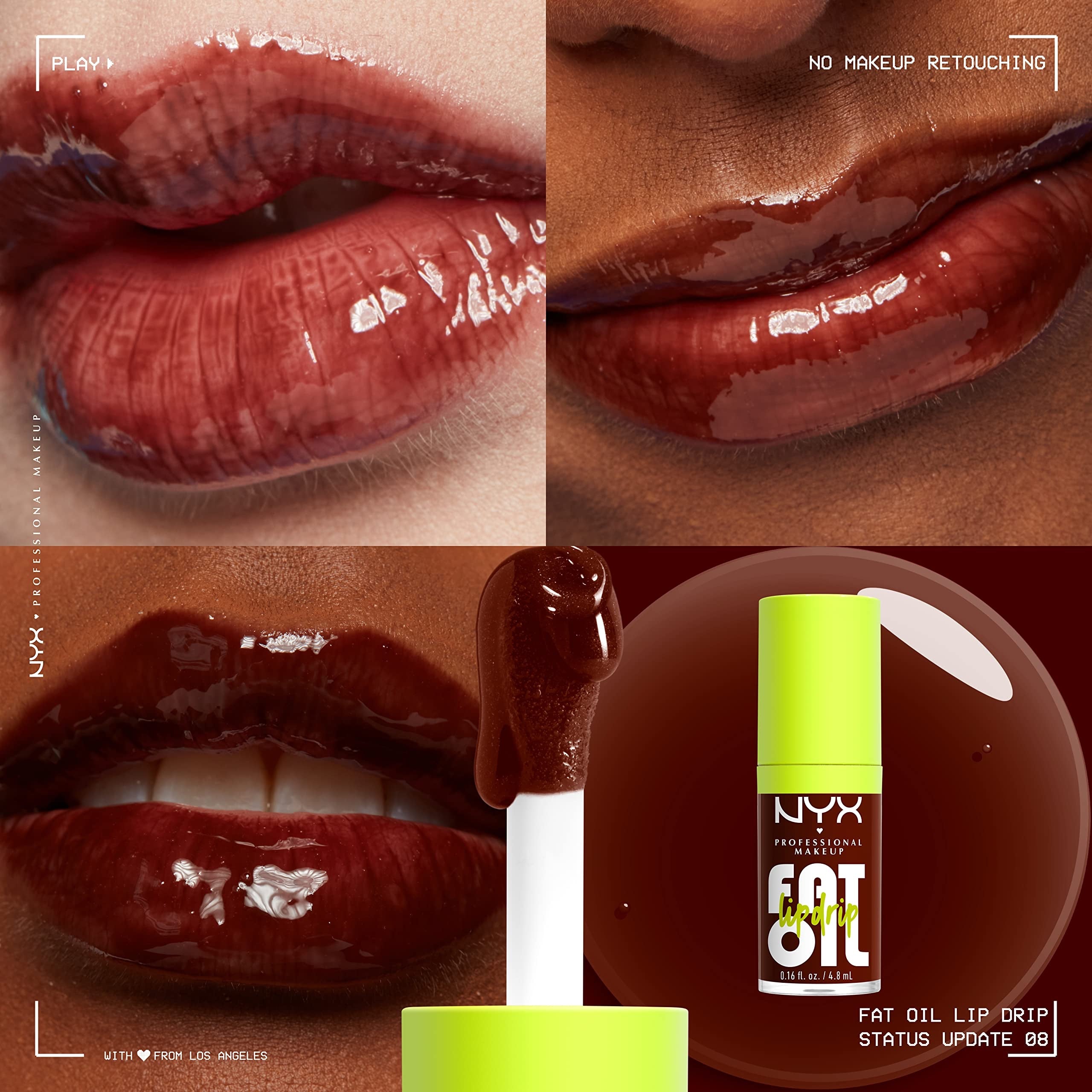 NYX Professional Makeup Fat Oil Lip Drip - Status Update image