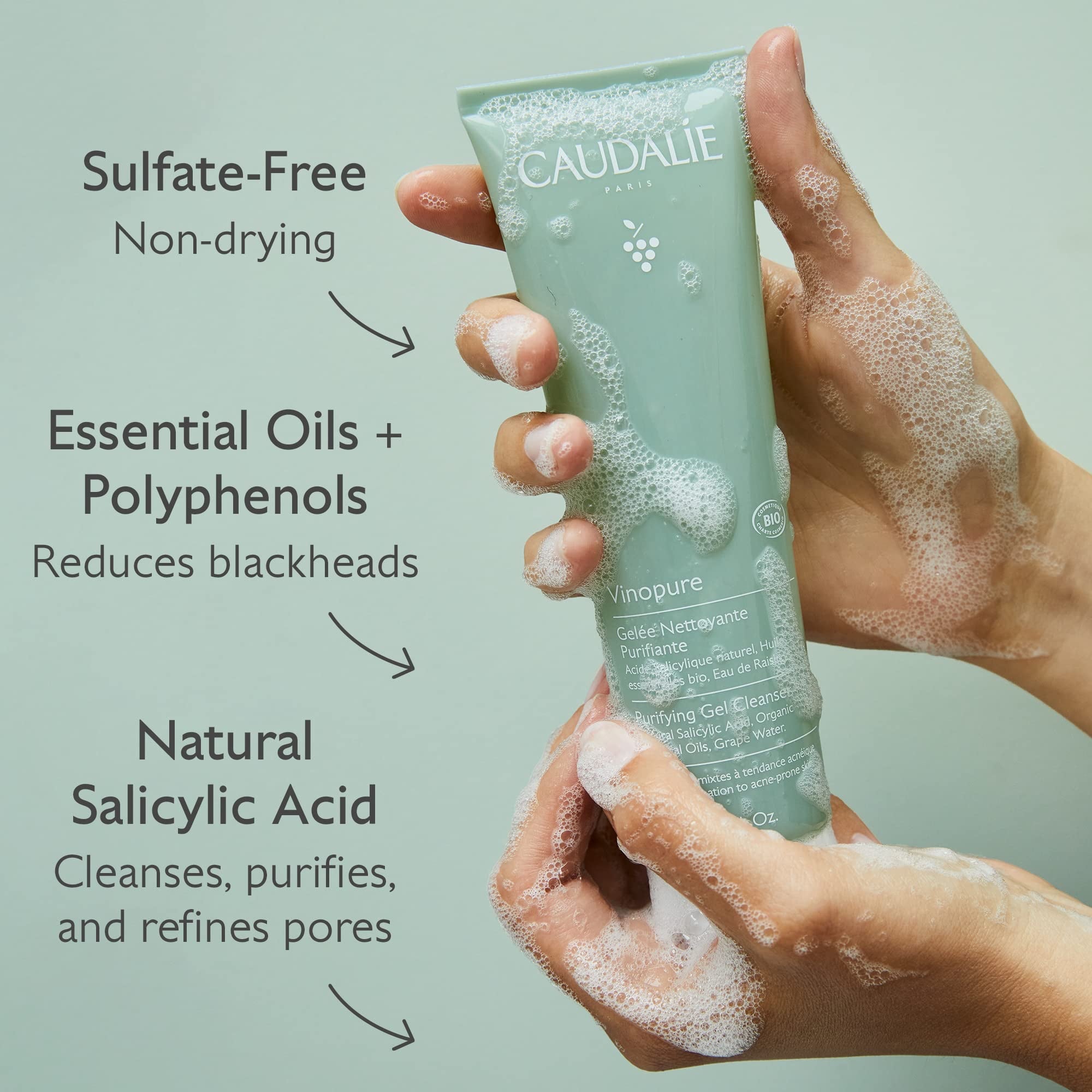 Caudalie Vinopure Purifying Gel Cleanser image 1