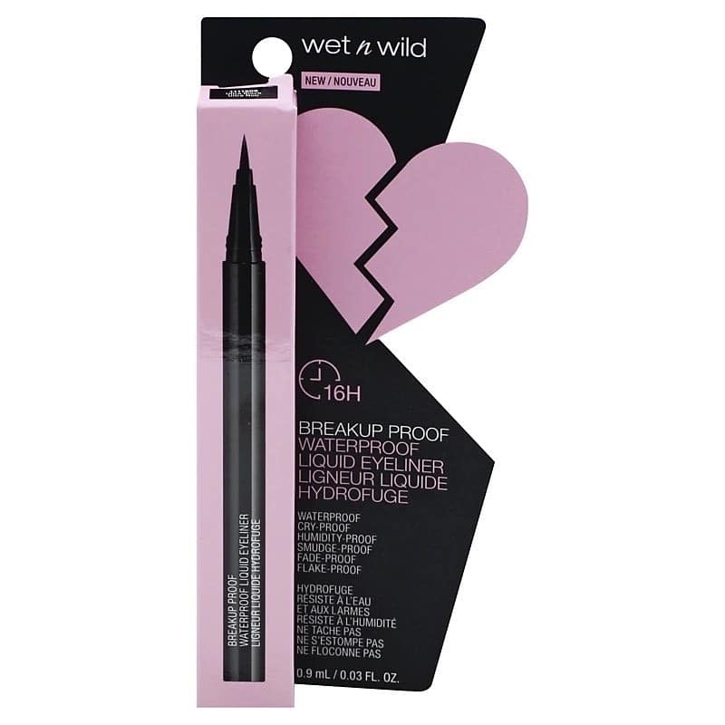 Wet n Wild Mega Last Breakup-Proof Black Liquid Eyeliner image 0