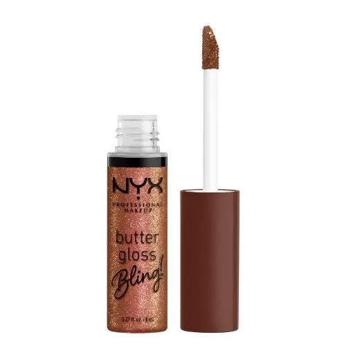 NYX Butter Gloss Bling Non-Sticky Lip Gloss- Hustla image 2