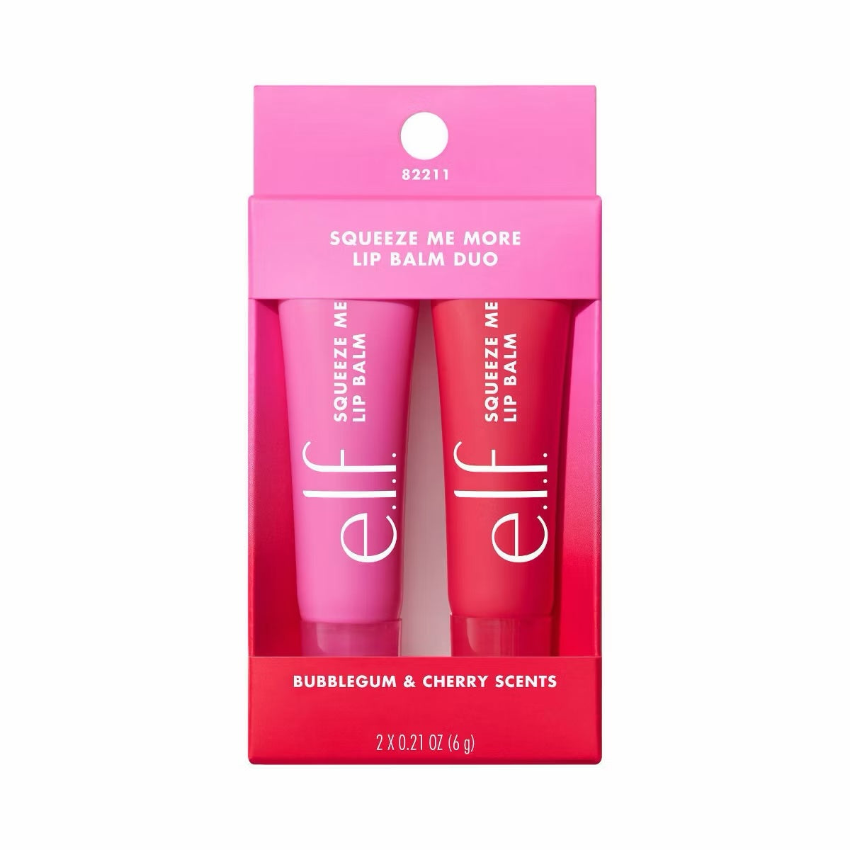 e.l.f. Squeeze Me More Lip Balm Duo - Cherry &amp; Bubblegum - 2ct image 0