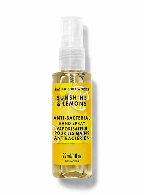 Bath &amp; Body Works Sunshine &amp; LemonsHand Sanitizer Spray image 0