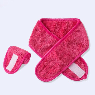 Spa Headband Hair Wrap - Hot Pink image