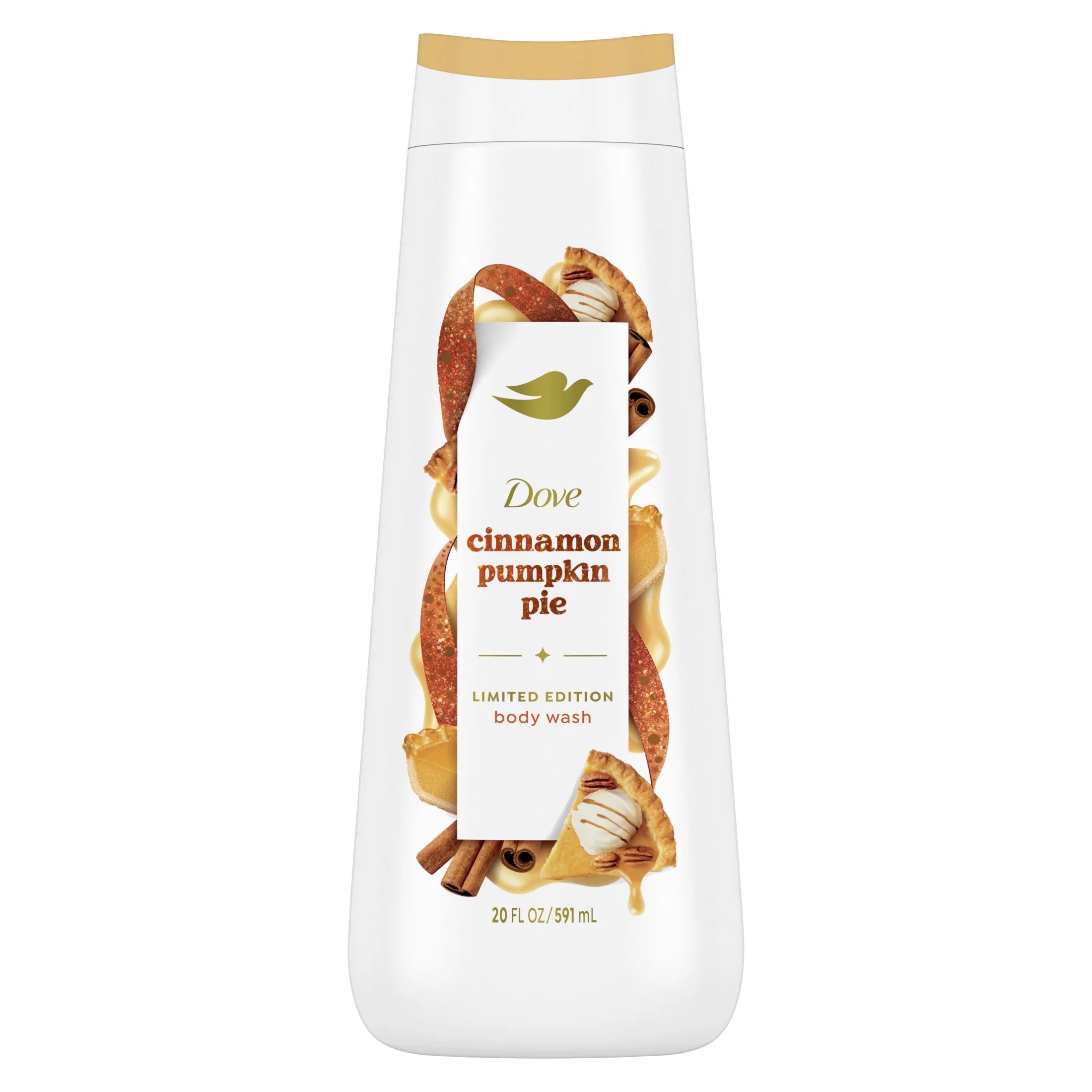 Dove Cinnamon Pumpkin Pie Deep Nourishment Liquid Body Wash, 20 oz image 0