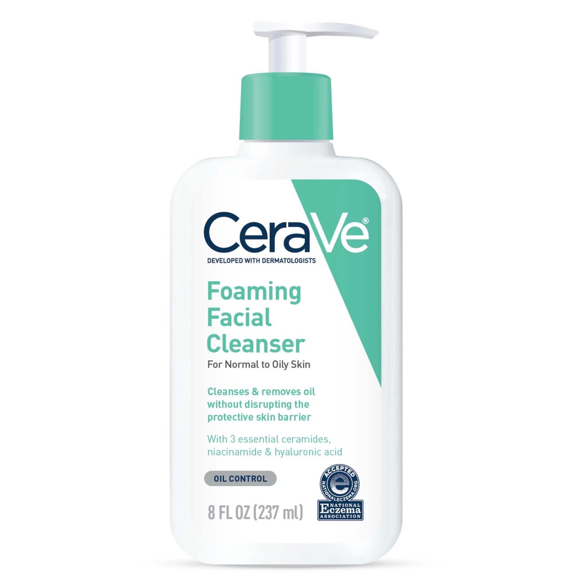 CeraVe Foaming Facial Cleanser - 8 oz image