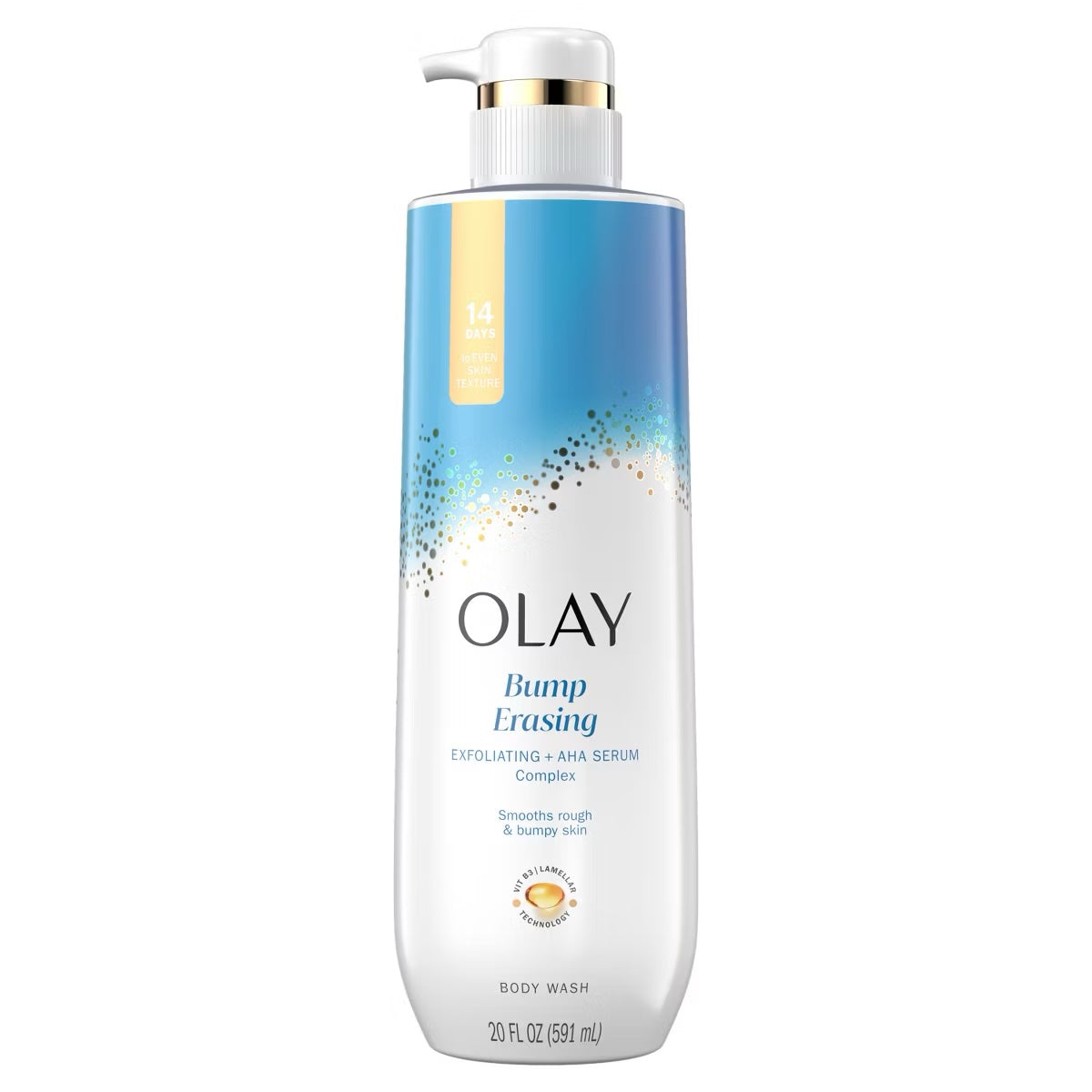 Olay Premium Bump Erasing Exfoliating Body Wash with AHA Serum Complex - 20 fl oz image 0
