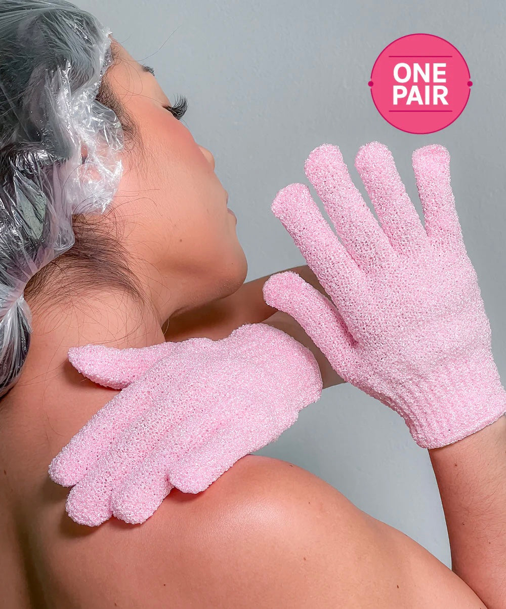 AOA Exfoliating Bath Gloves image 2