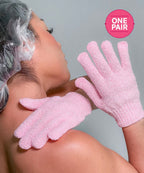 AOA Exfoliating Bath Gloves image 2