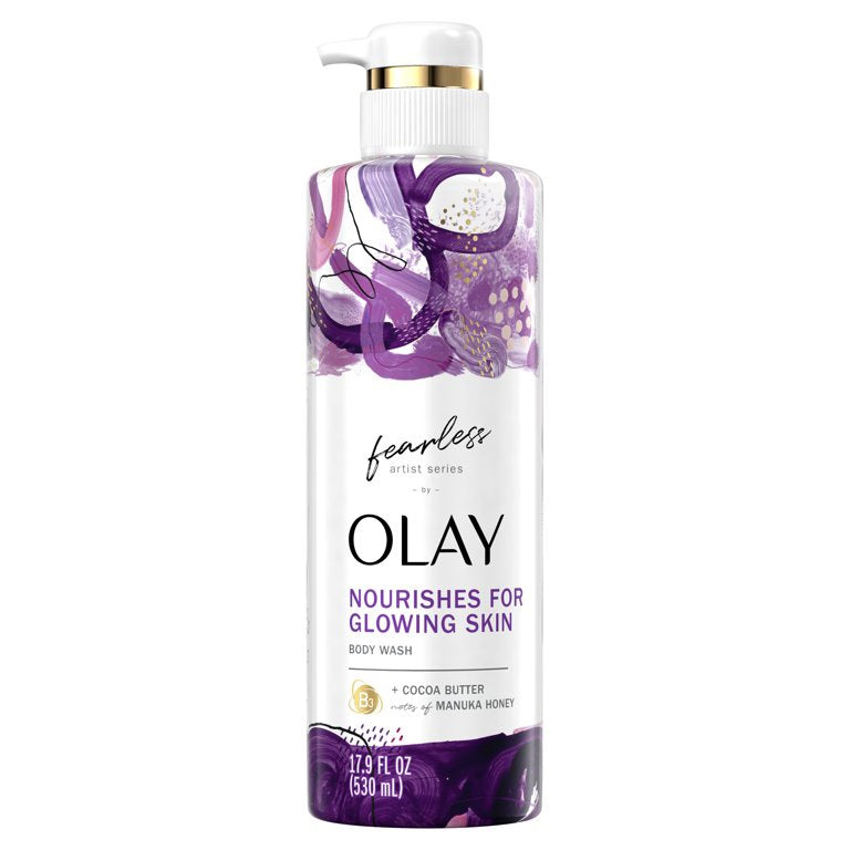 Olay Fearless Artist Series Nourishing Moisture Body Wash with Cocoa Butter and Notes of Manuka Honey image 0