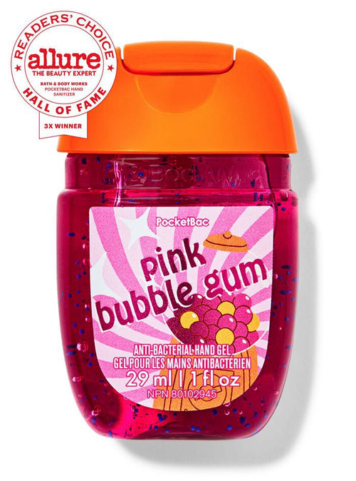 Bath &amp; Body Works Pink Bubble GumPocketBac Hand Sanitizer image 0