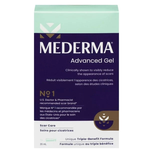 Mederma Advanced Scar Therapy Gel, Treats Old and New Scars image 1