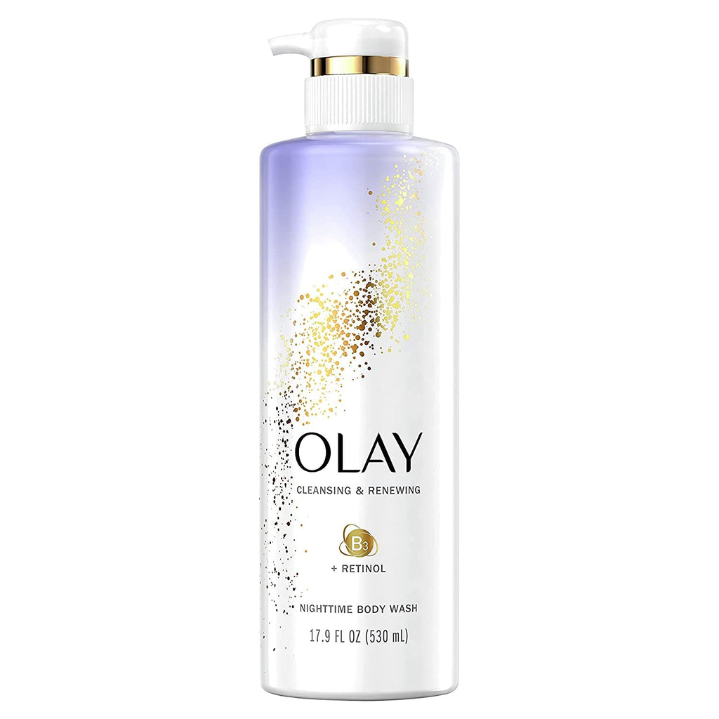 Olay Cleansing &amp; Renewing Nighttime Body Wash with Vitamin B3 and Retinol - 20 oz image 0
