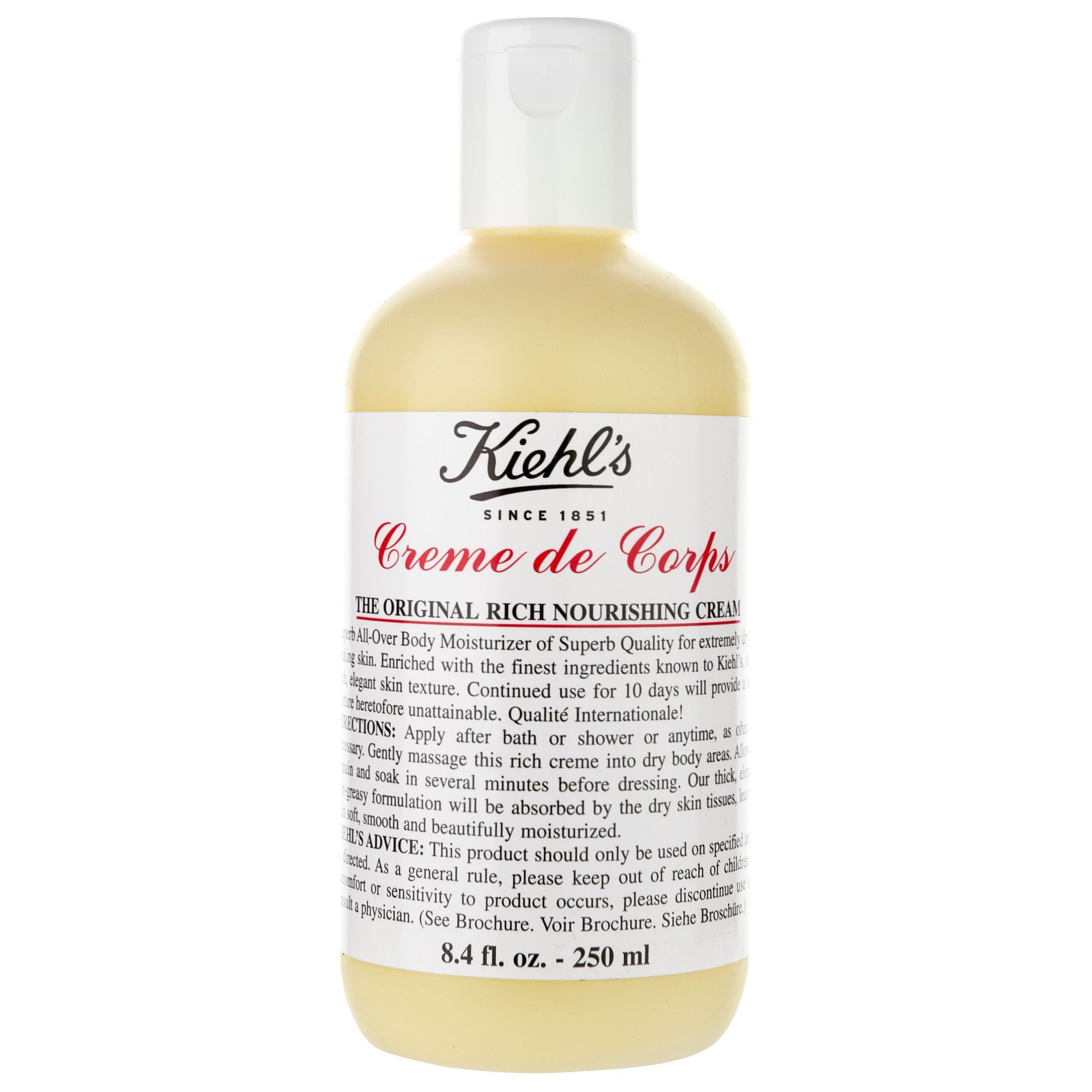 Kiehl’s Since 1851 Creme de Corps Body Moisturizer - Bottle - 250 ml image