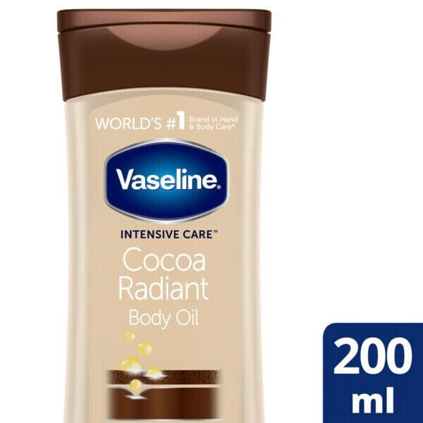 Vaseline Intensive Care Body Oil Cocoa Radiant 200ml (UK Version) image 0