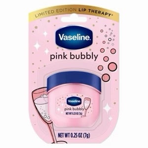Vaseline Holiday Limited Edition Lip Balm - Pink Bubbly Cutie - Travel Size image 0