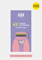 AOA Women’s 5-Blade Razor Refills (no handle included) image 3