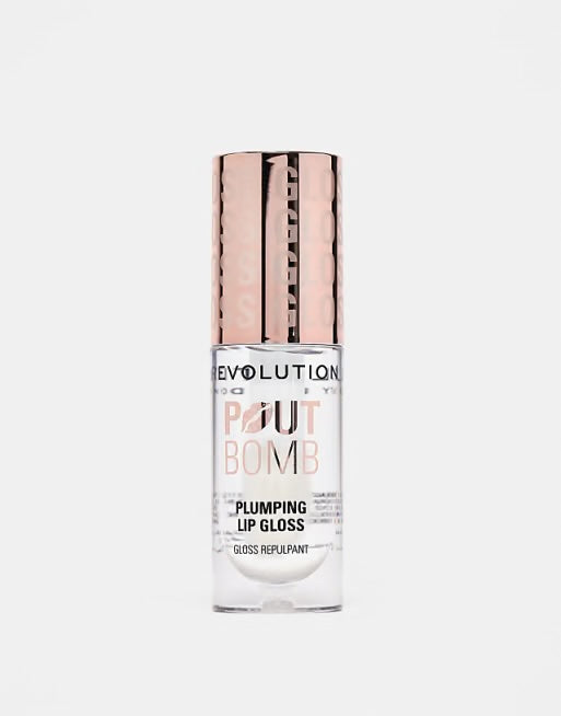 Revolution Pout Bomb Lip Gloss- Clear ( Glaze) image 1