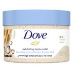 Dove Exfoliating Body Polish Scrub Macadamia &amp; Rice Milk Body Scrub image 0