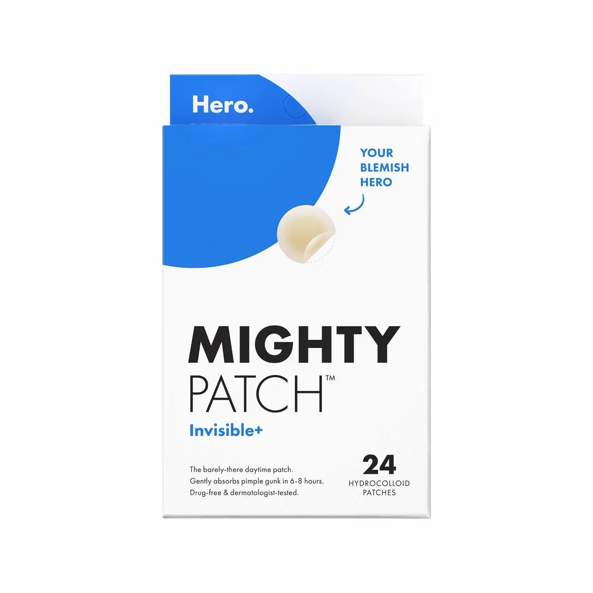 Hero Cosmetics Mighty Patch Invisible+ The daytime acne patch 24 ct image 0