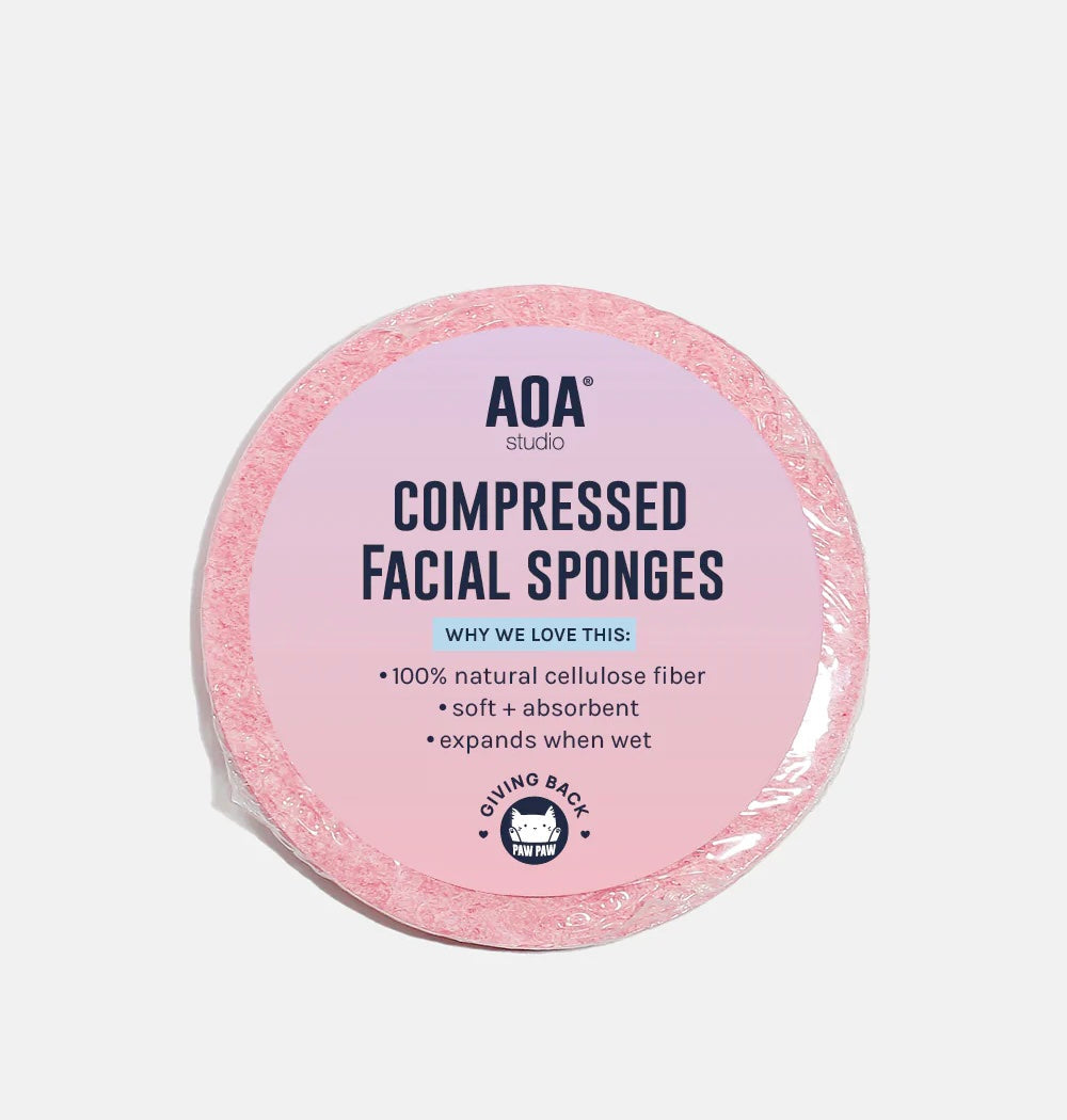 AOA Compressed Facial Sponges- 50 pk image 1
