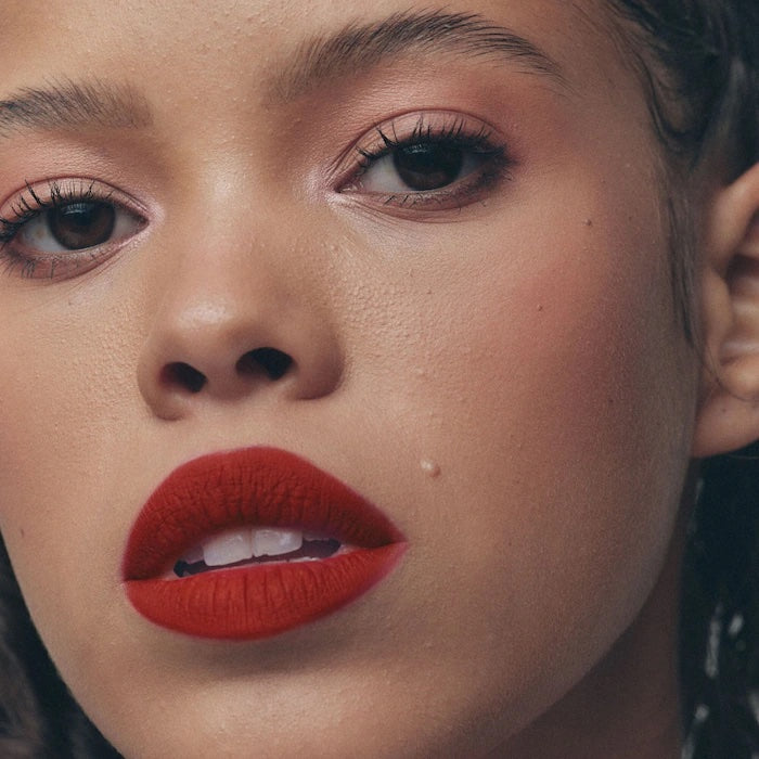 Fenty Beauty Icon Velvet Liquid Lipstick- H.B.I.C. - deep garnet red image 1