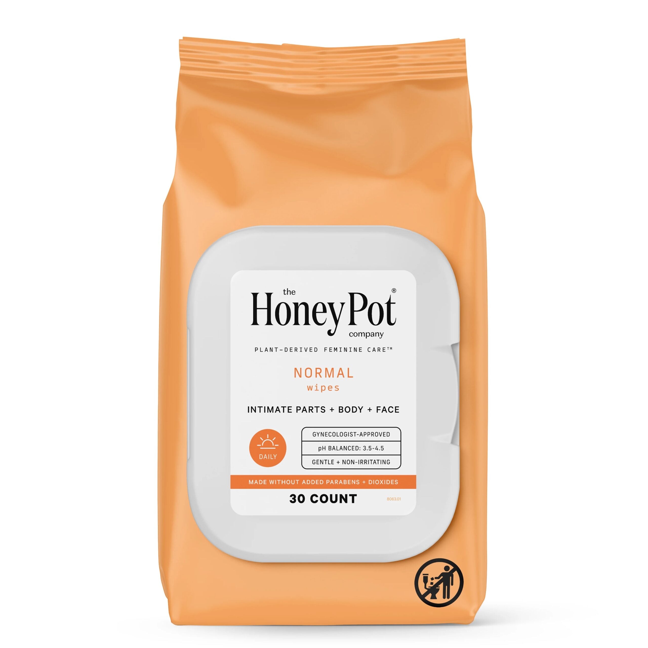 The Honey Pot Company, Normal Feminine Cleansing Wipes image 0