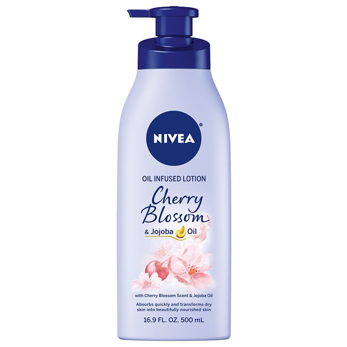 Nivea Oil Infused Body Lotion with Cherry Blossom and Jojoba Oil - 16.9 fl oz image 0