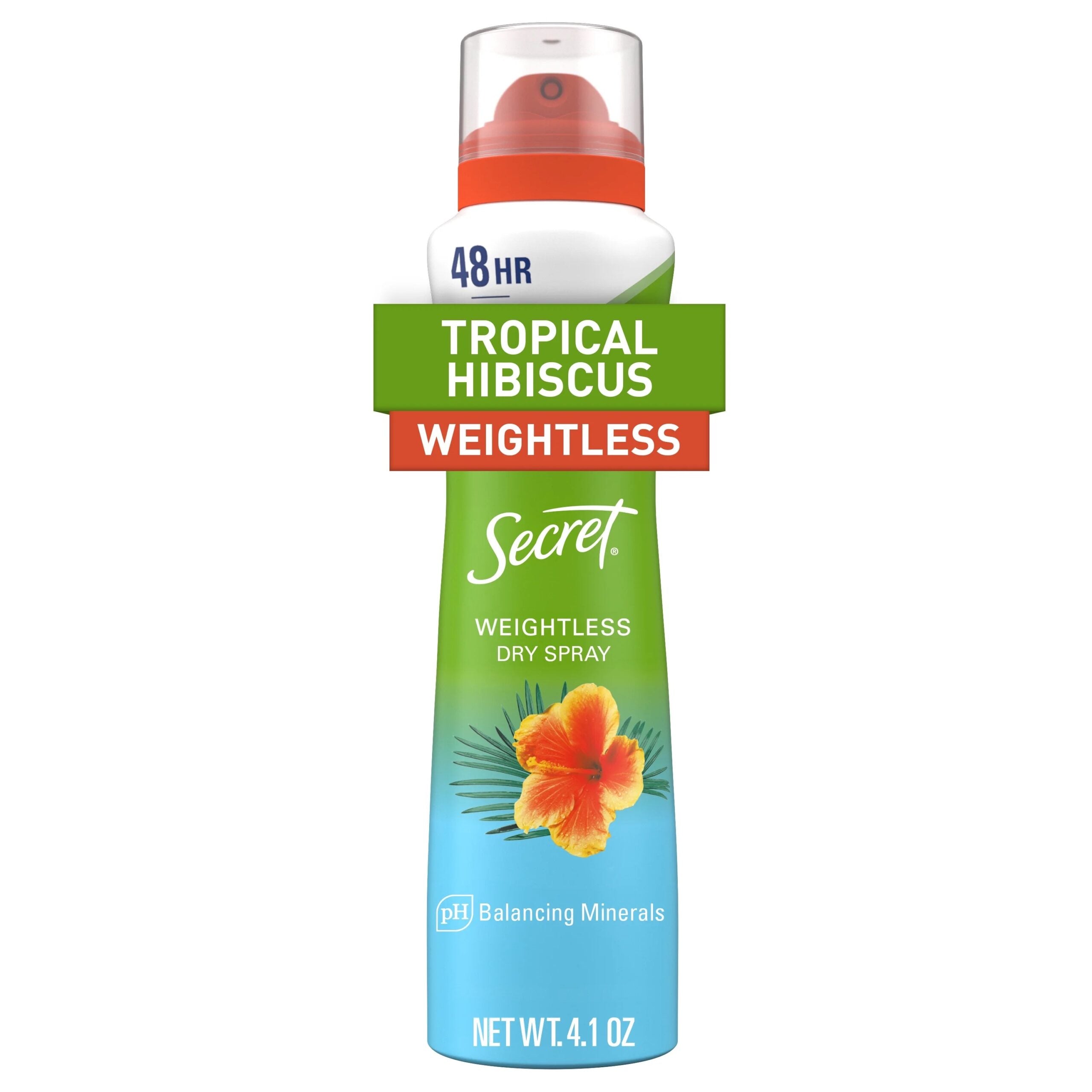 Secret Dry Spray Antiperspirant Deodorant for Women, Tropical Hibiscus, 4.1 oz image 0