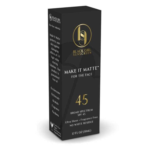 Black Girl Sunscreen Make It Matte Sunscreen - SPF 45 - Image 2