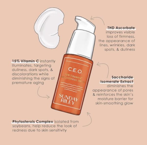 Sunday Riley C.E.O. 15% Vitamin C Brightening Serum - Image 2