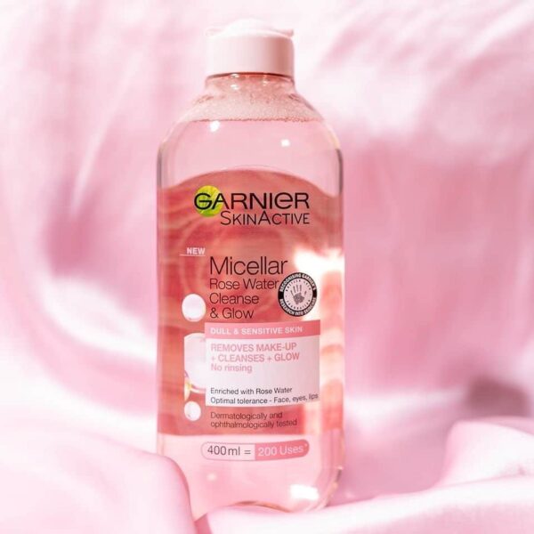 Garnier Rose Glow Micellar Cleansing Water - Image 2