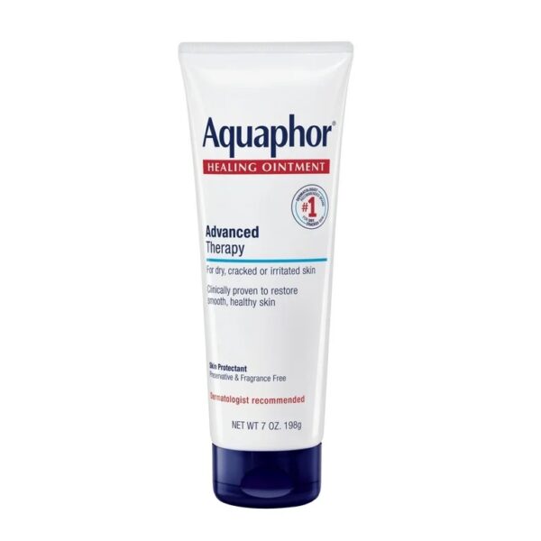 Aquaphor Healing Ointment Skin Protectant for Dry, Cracked, Irritated Skin, Fragrance Free, 7 oz