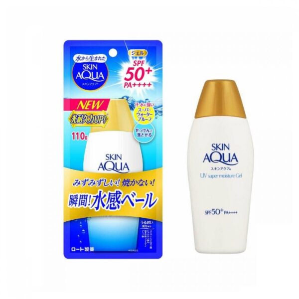 Rohto Mentholatum Skin Aqua Sunscreen Super Moisture Gel SPF50+ PA++++ - Image 3