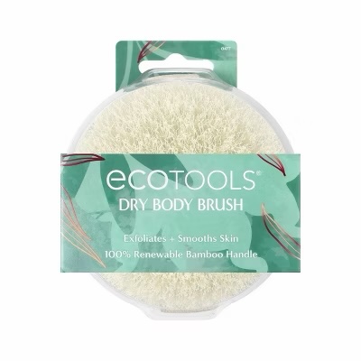 EcoTools Dry Body Brush, Synthetic Bristles & Sustainable Bamboo Handle
