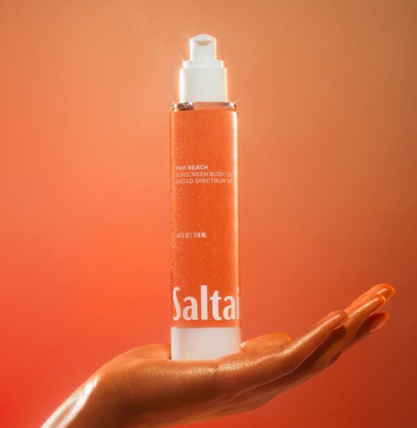 Saltair Sunscreen Body Oil SPF 50 -Pink Beach - Image 2