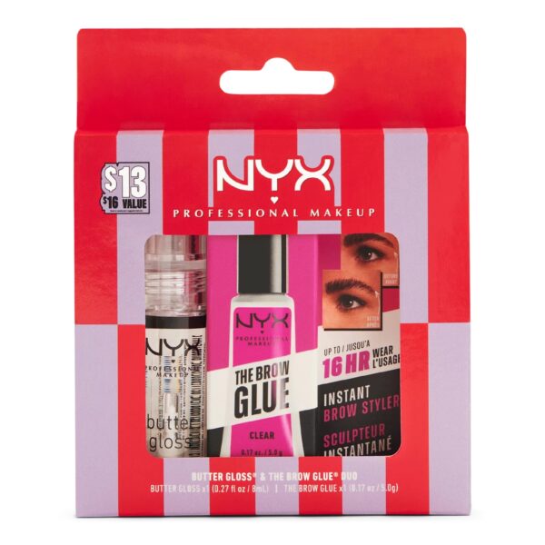 Butter Gloss & Brow Glue Duo Kit