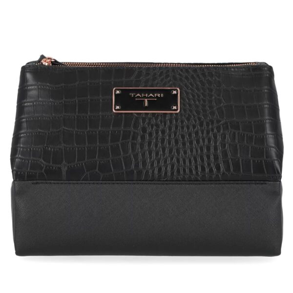 Tahari Toiletry Bag with 3 Sections - Image 2