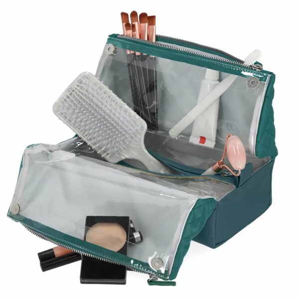 Tahari Toiletry Bag with 3 Sections - Image 3