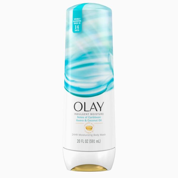 Olay Indulgent Moisture Women's Body Wash, Notes of Guava and Coconut